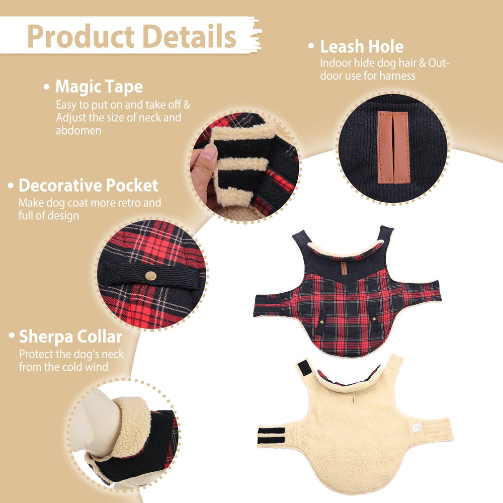 Preferhouse winter coat dog magic tape closure for quick on/off dressing.