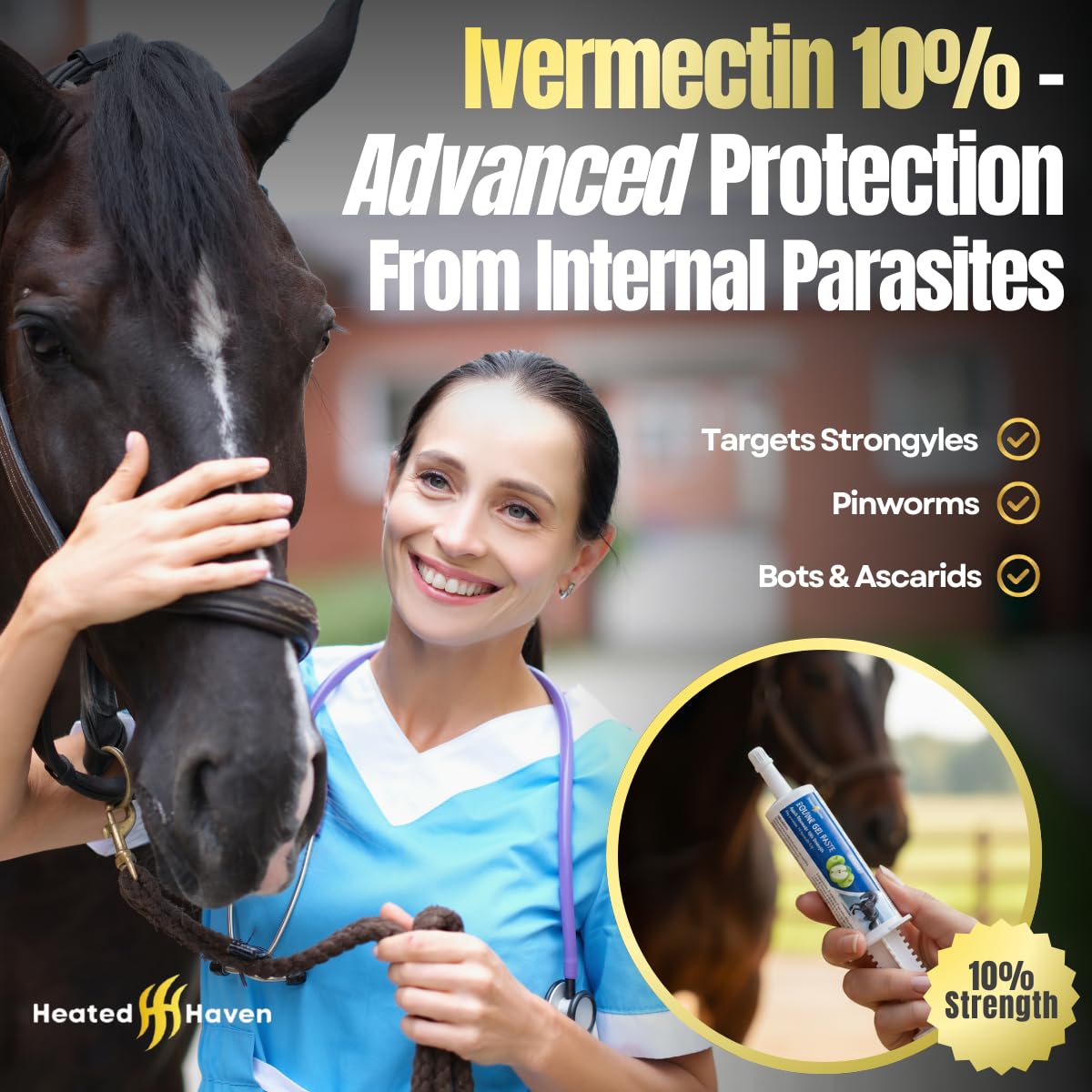 Premium Horse Paste Gel Apple 30g pack ideal for multiple horses.