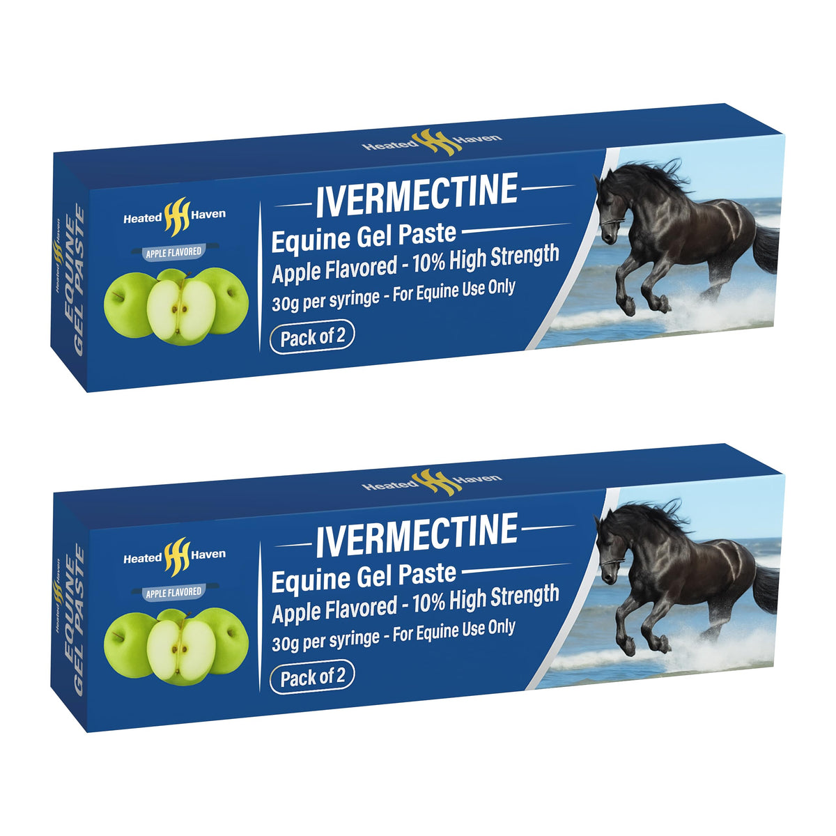 Premium Horse Paste Gel Apple 30g pour demonstrates quick, easy dosing at the barn.