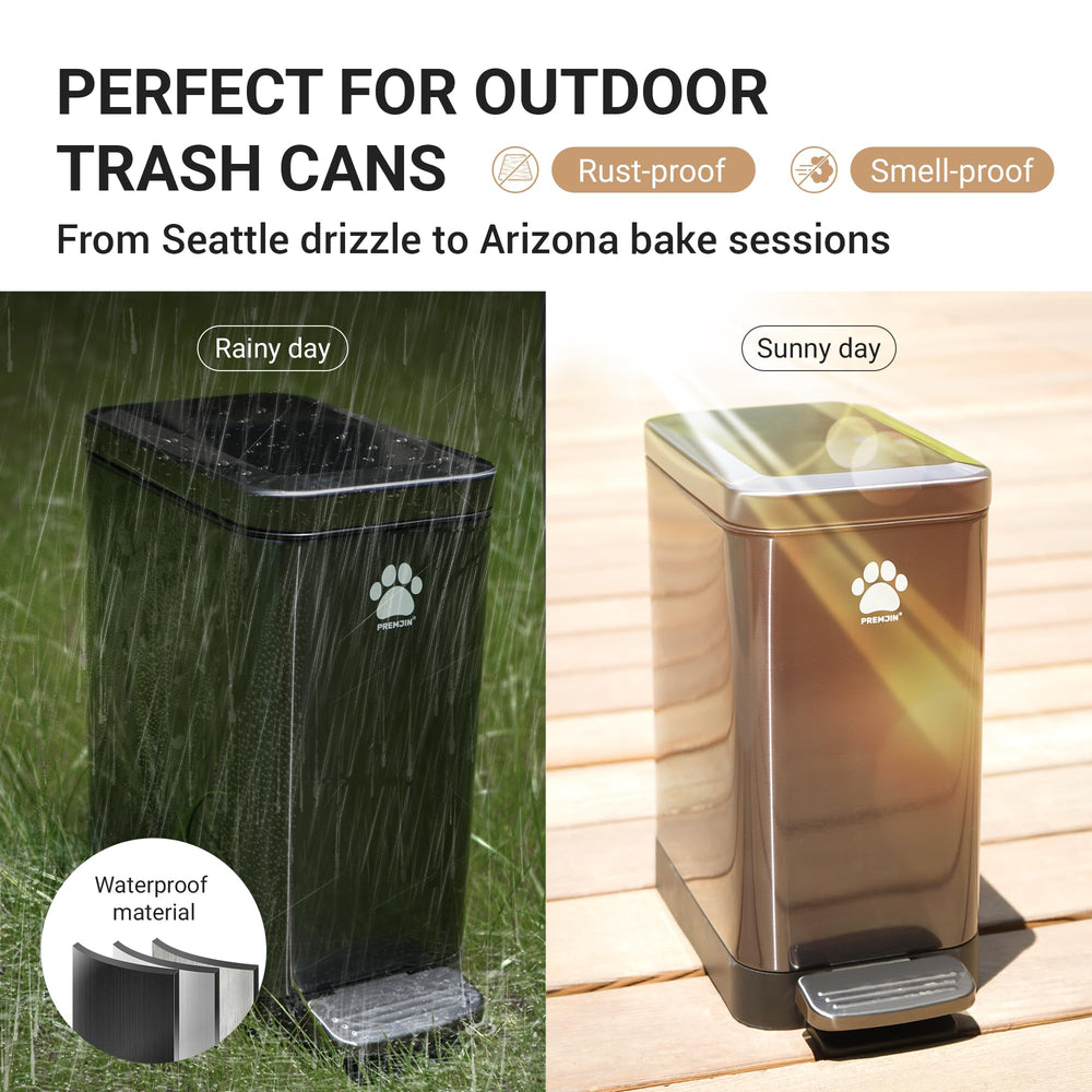 Premjin weatherproof coating allows use on grass or concrete.