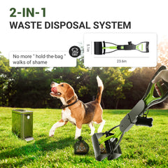 Premjin wall-mounted bag dispenser keeps liners organized.