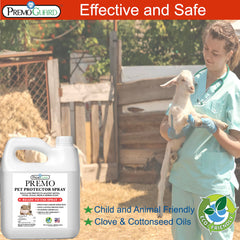 Premo Guard bedding and furniture application highlights fragrance-free, non-staining protection at home.