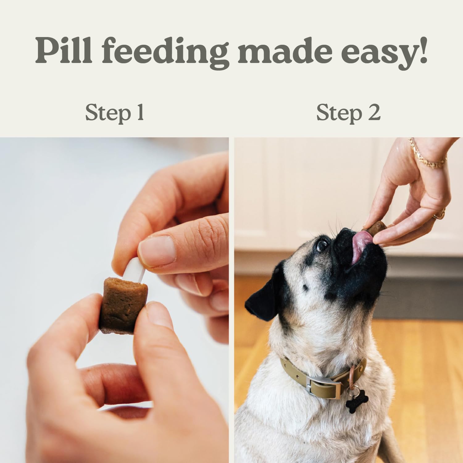 Presidio Earthly Pill Buddy Naturals dual-purpose treat doubles as pill-wrap and reward