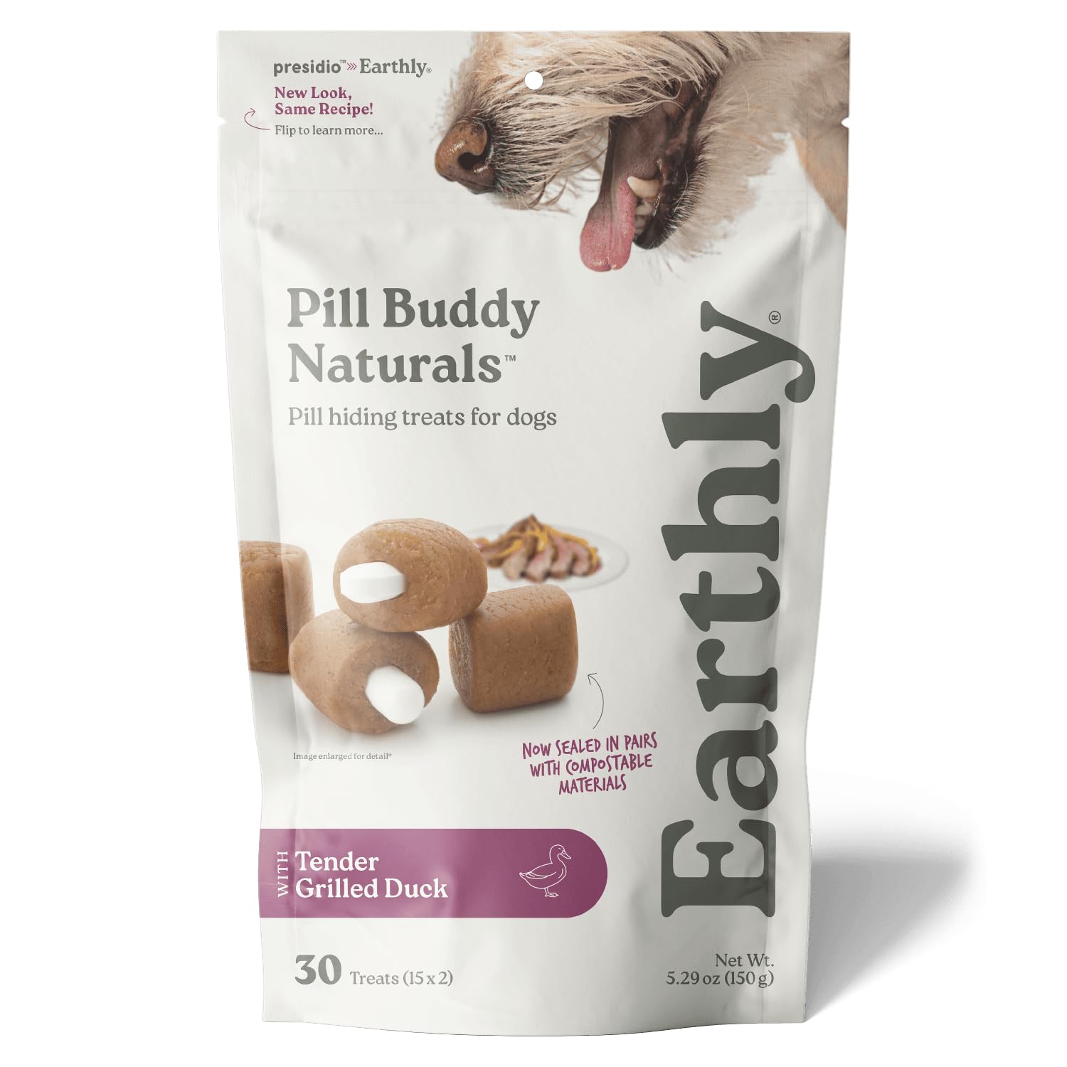 Presidio Pastillas Naturales: empaque nuevo para mayor comodidad y frescura.