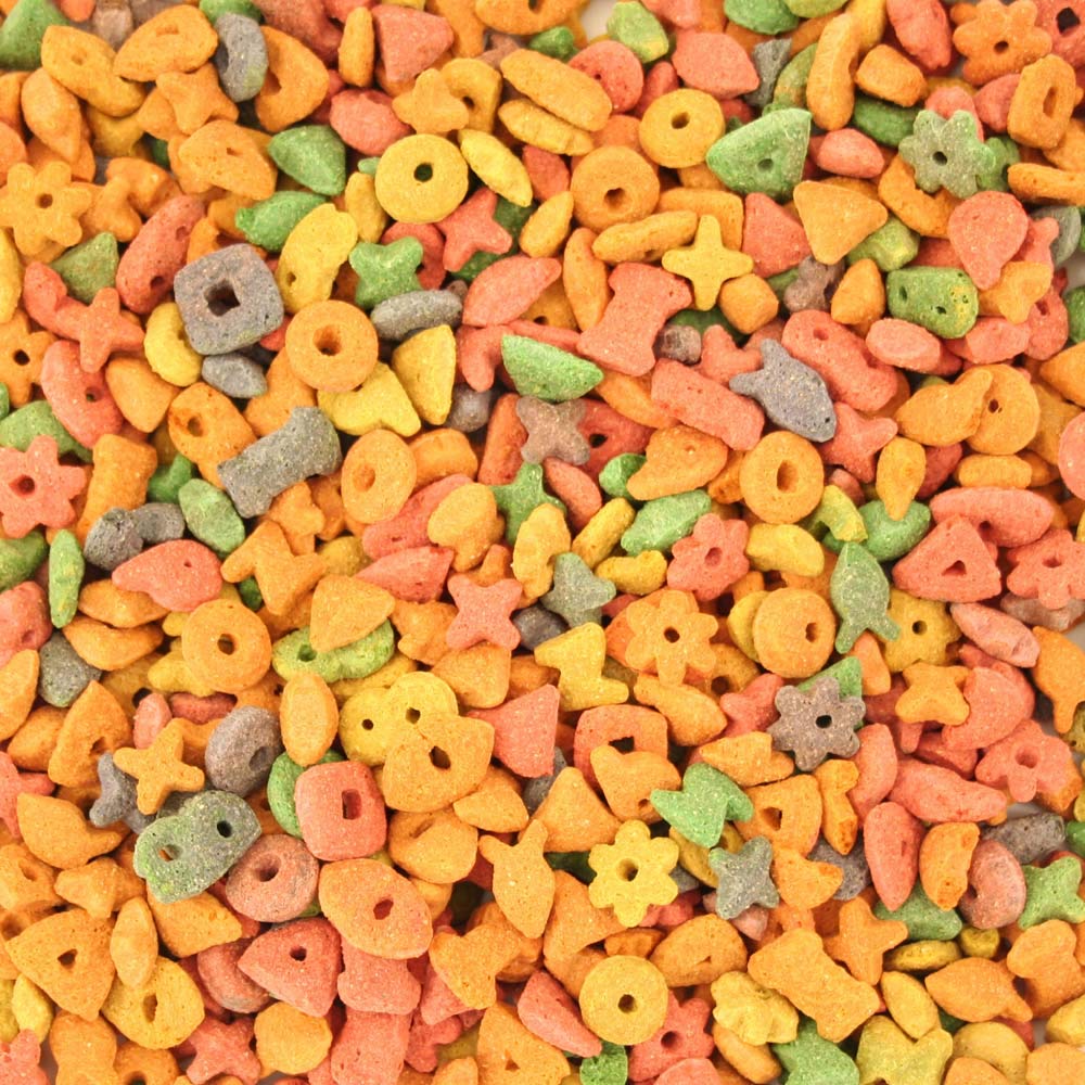 Pretty Bird Daily Select multicolored bites visible in bowl encourage varied ingestion and enrichment.