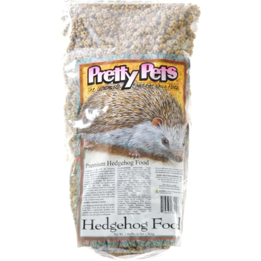 Pretty Bird hedgehog food serving bowl for balanced daily meals.