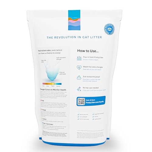 PrettyLitter urine color change signals potential health indicators