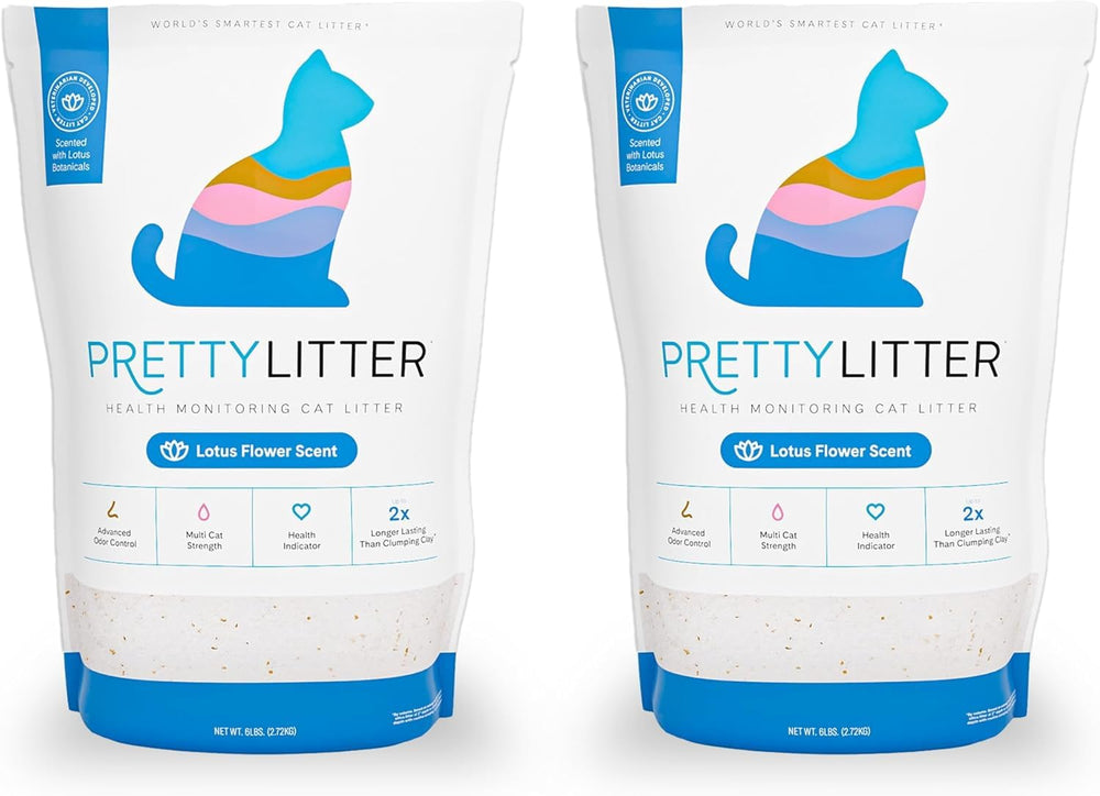 PrettyLitter lotus flower botanicals close-up for fresher air