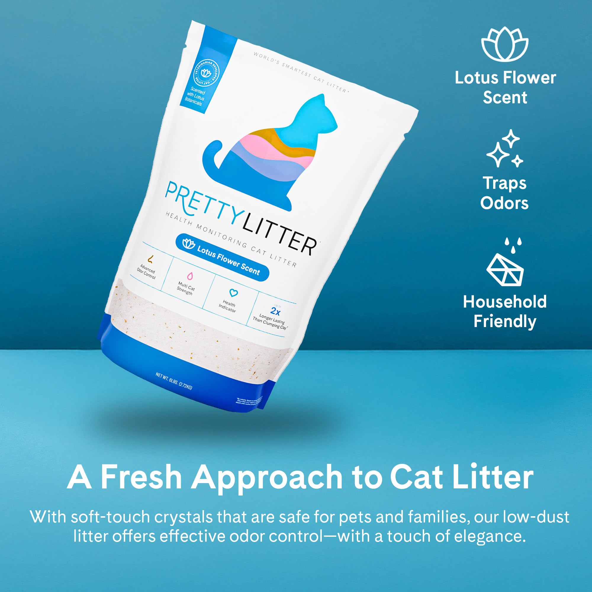 PrettyLitter safe for cats and kittens, veterinarian developed