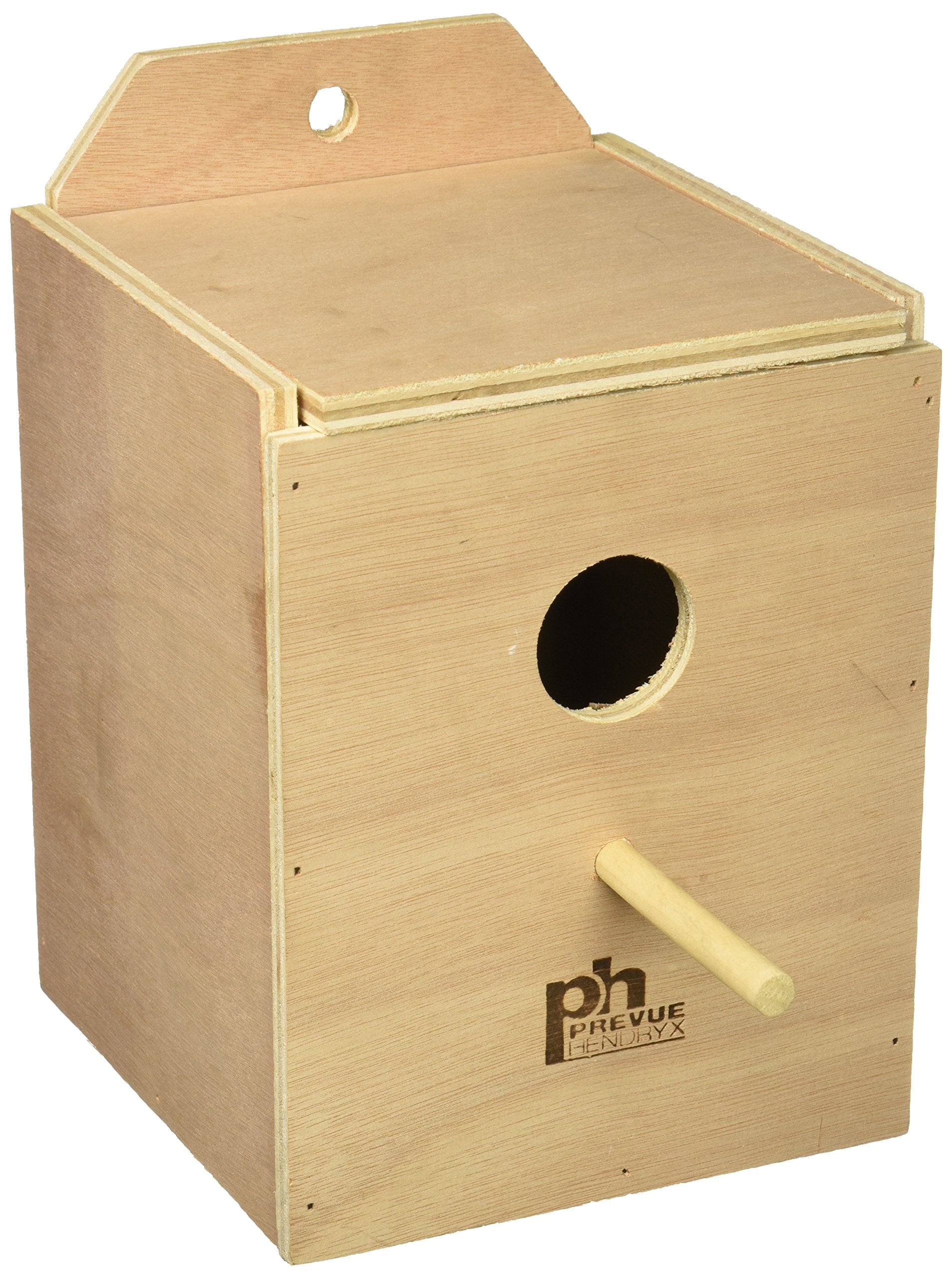 PH Prevue Hendryx BPV1102 wood nest box interior for easy cleaning and healthier nesting