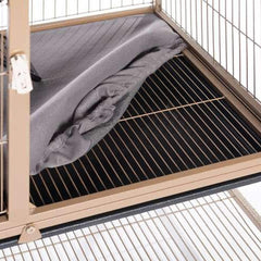 PH Prevue Hendryx midlevel-open grille cover on ferret cage for easy access