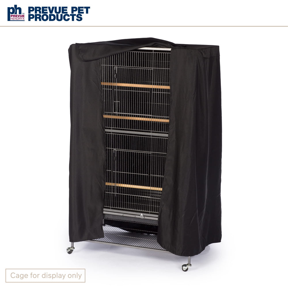 Prevue Hendryx Good Night Bird Cage Cover colorfast fabric is machine washable for easy maintenance.
