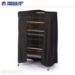 Prevue Hendryx Good Night Bird Cage Cover colorfast fabric is machine washable for easy maintenance.
