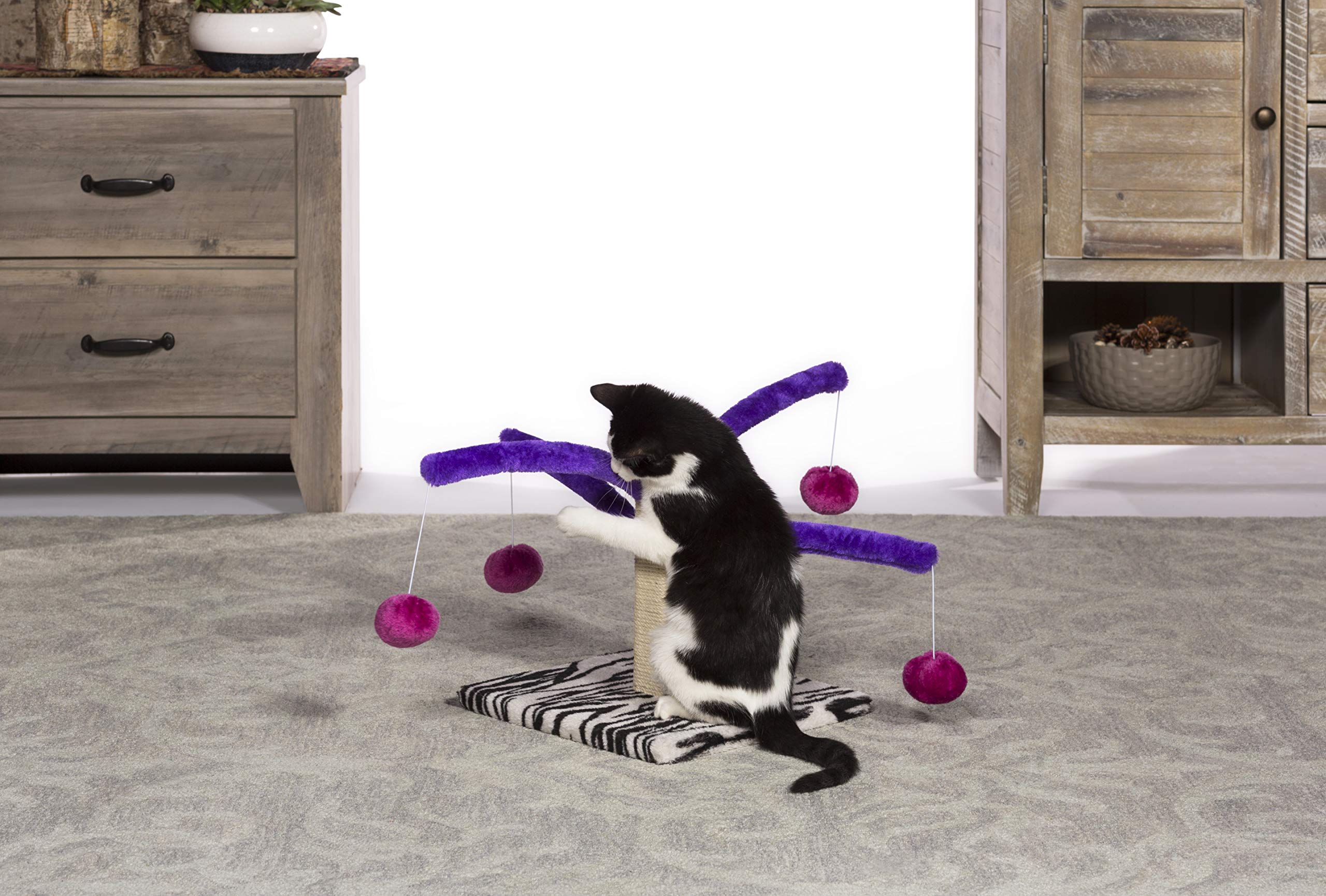 PH Prevue Hendryx Kitty Power Bounce 'n Spring Scratcher 12-inch high for vertical play