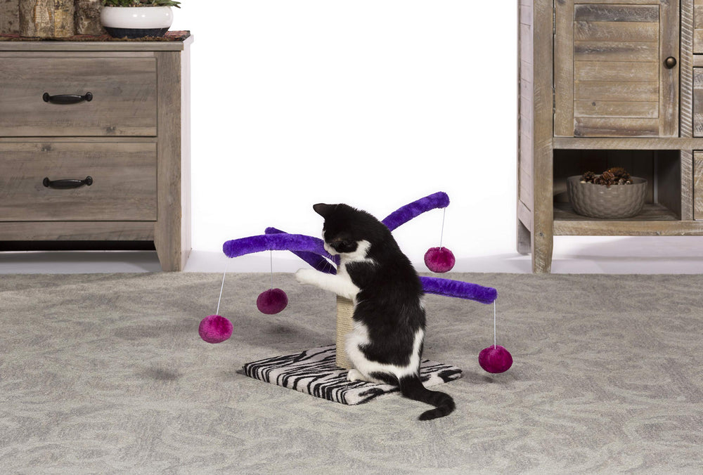 PH Prevue Hendryx Kitty Power Bounce 'n Spring Scratcher 12-inch high for vertical play
