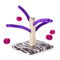 PH Prevue Hendryx Kitty Power Bounce 'n Spring Scratcher plush toys swat for engaging play