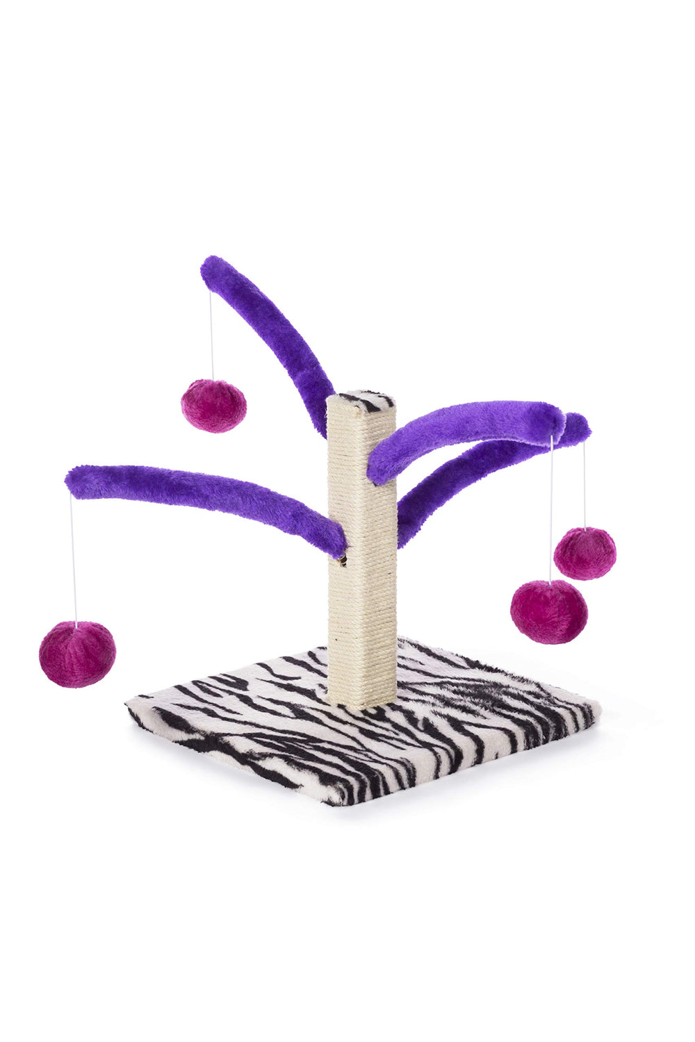 PH Prevue Hendryx Kitty Power Bounce 'n Spring Scratcher purple base for stable play