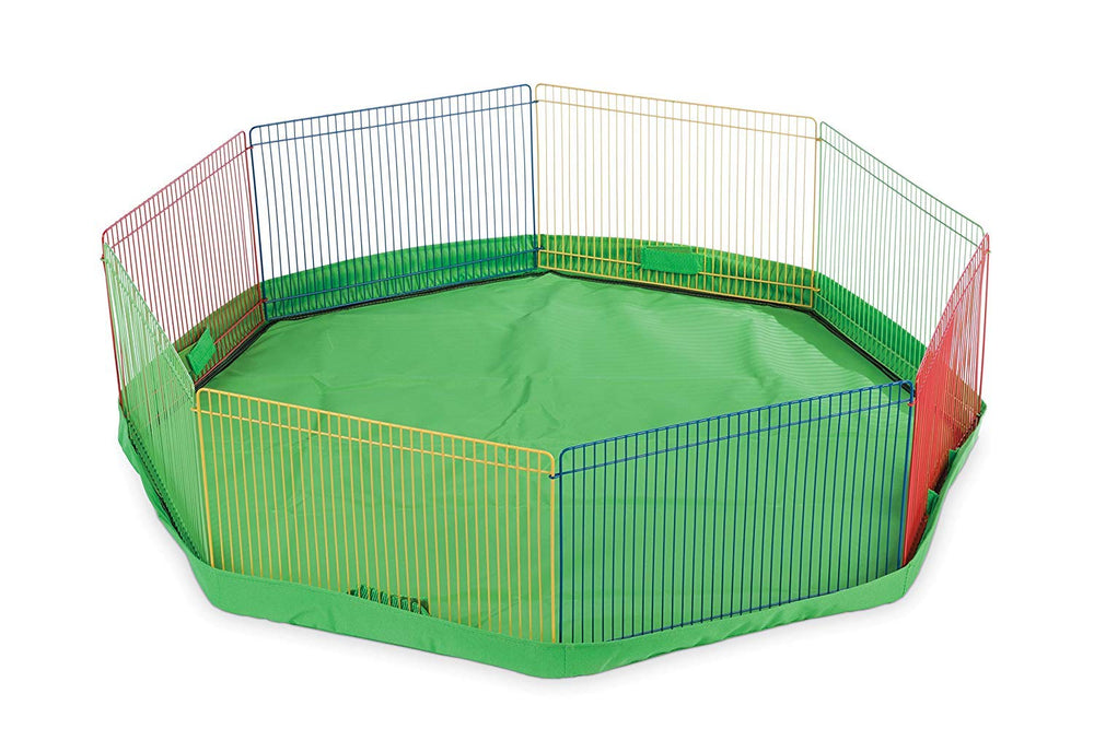 Prevue Hendryx 36-diameter layout provides a spacious exercise area