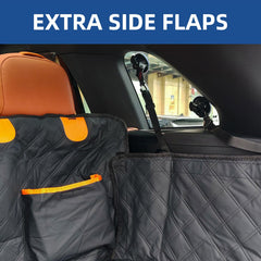 PREWERK bumper flap with suction cups guards trunk edges.