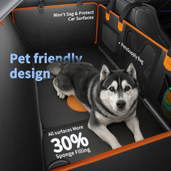 PREWERK extended-space-dog-cover creates a large riding area for dogs.