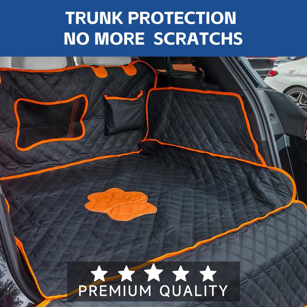 PREWERK PU leather cargo mat material shows waterproof, scratch-resistant finish.