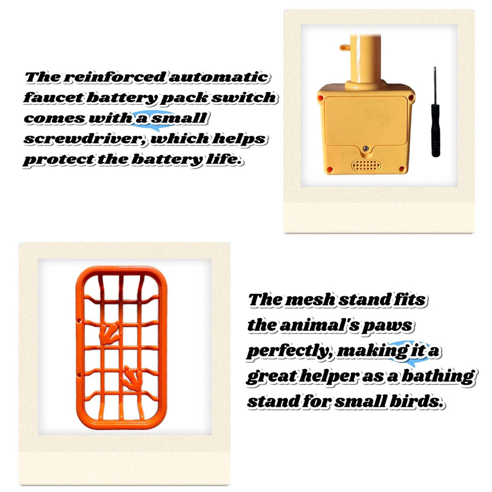 PRFOKEY parrot shower box cage-mount with compact 11-7-8-7-5 dimensions for a cage-side setup