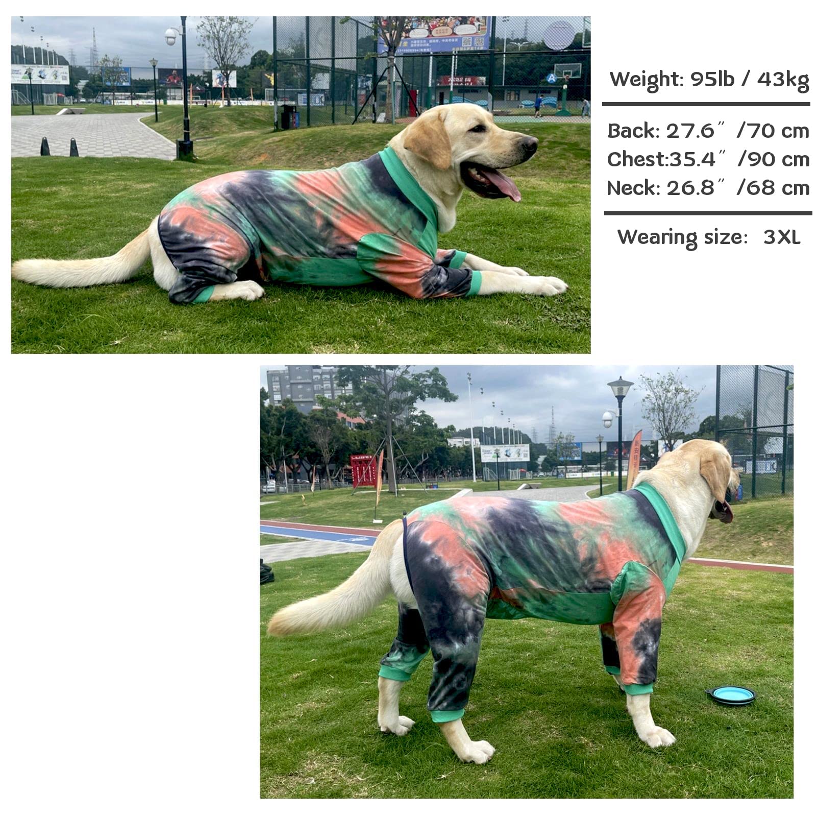 PriPre dog pajamas bottom elastic band detail view keeping the shirt in place during movement