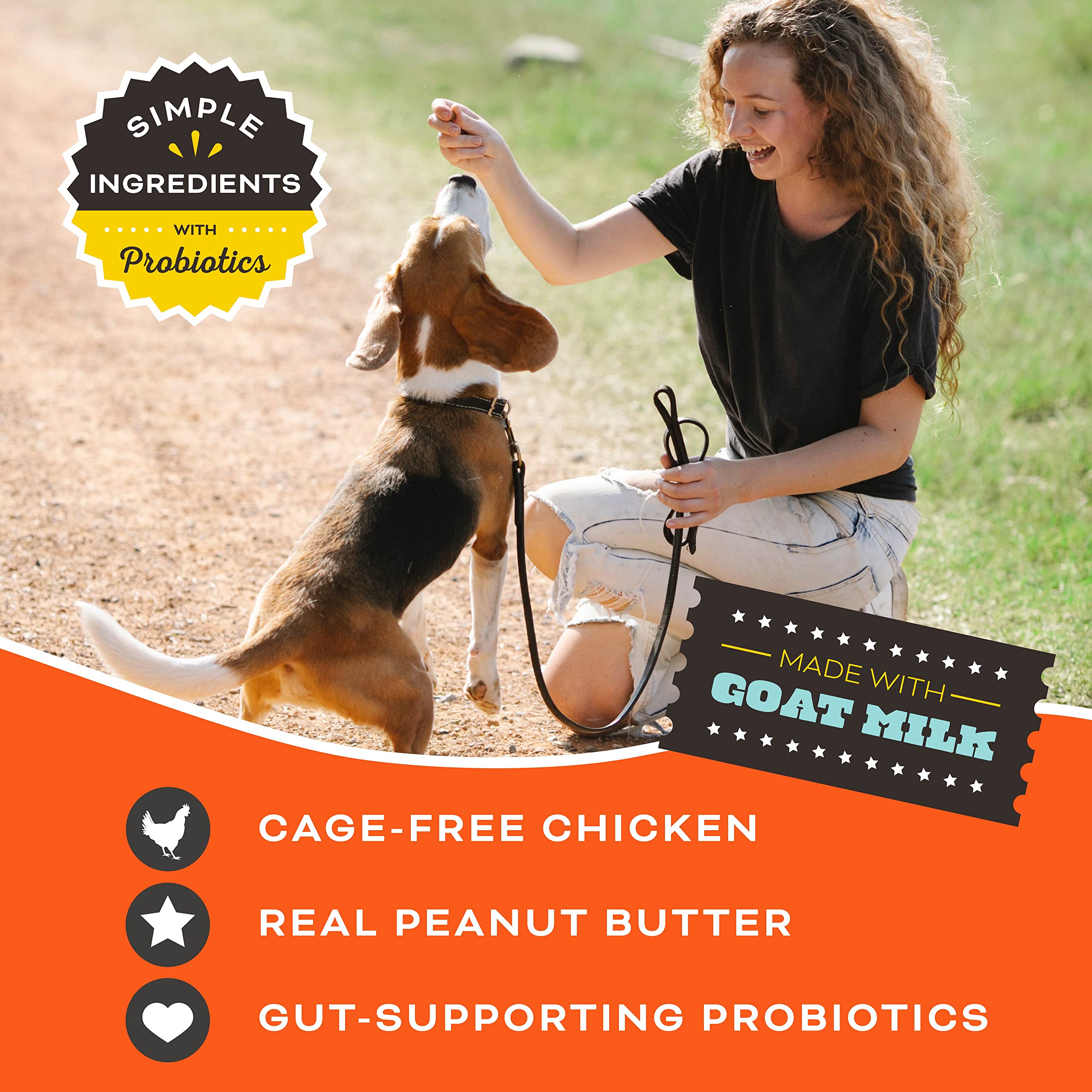 Primal Freeze Dried grain-free crunch shows bite-sized rewards for daily training.