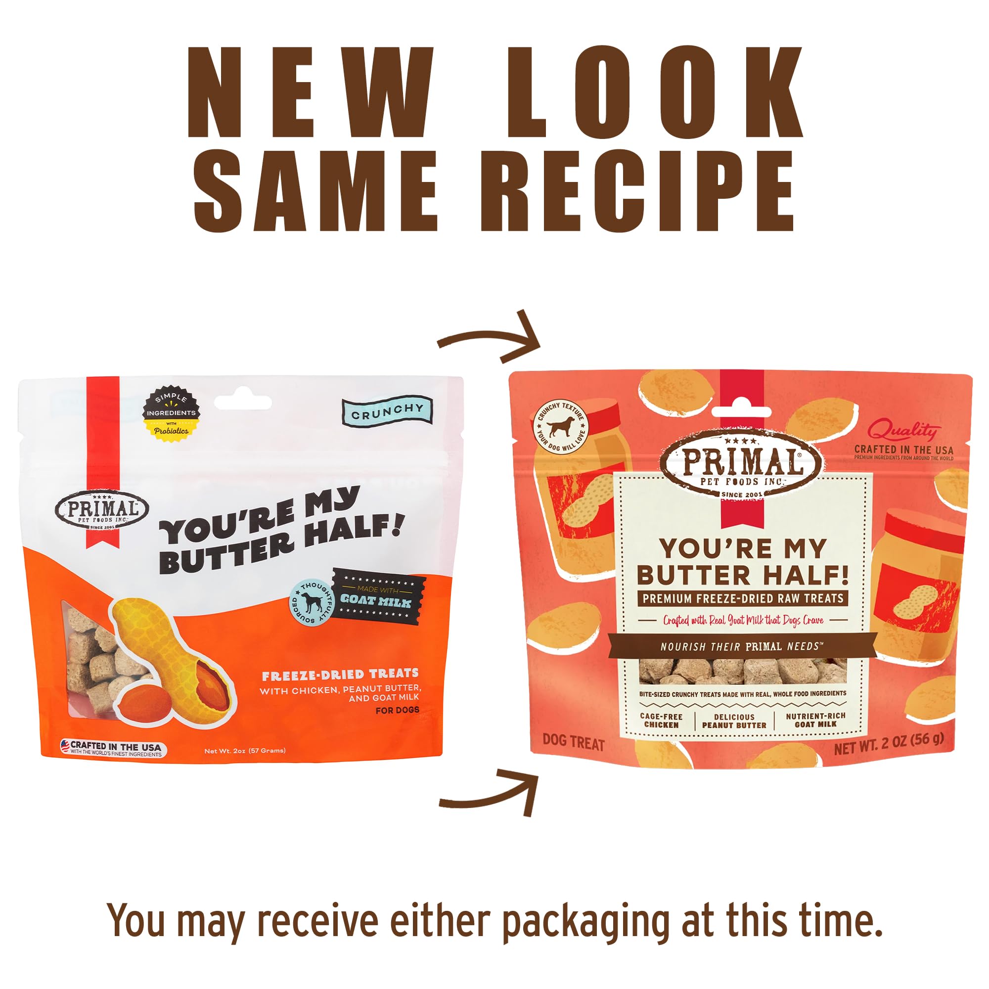 Primal Freeze Dried two-pack presentation offers convenient value for households.