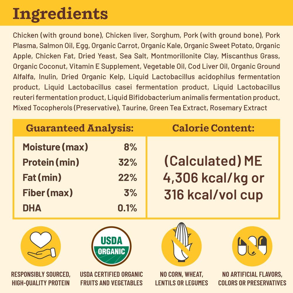 Primal Kibble in the Raw organic-vegetables show nutrient-rich greens and roots for wholesome meals.