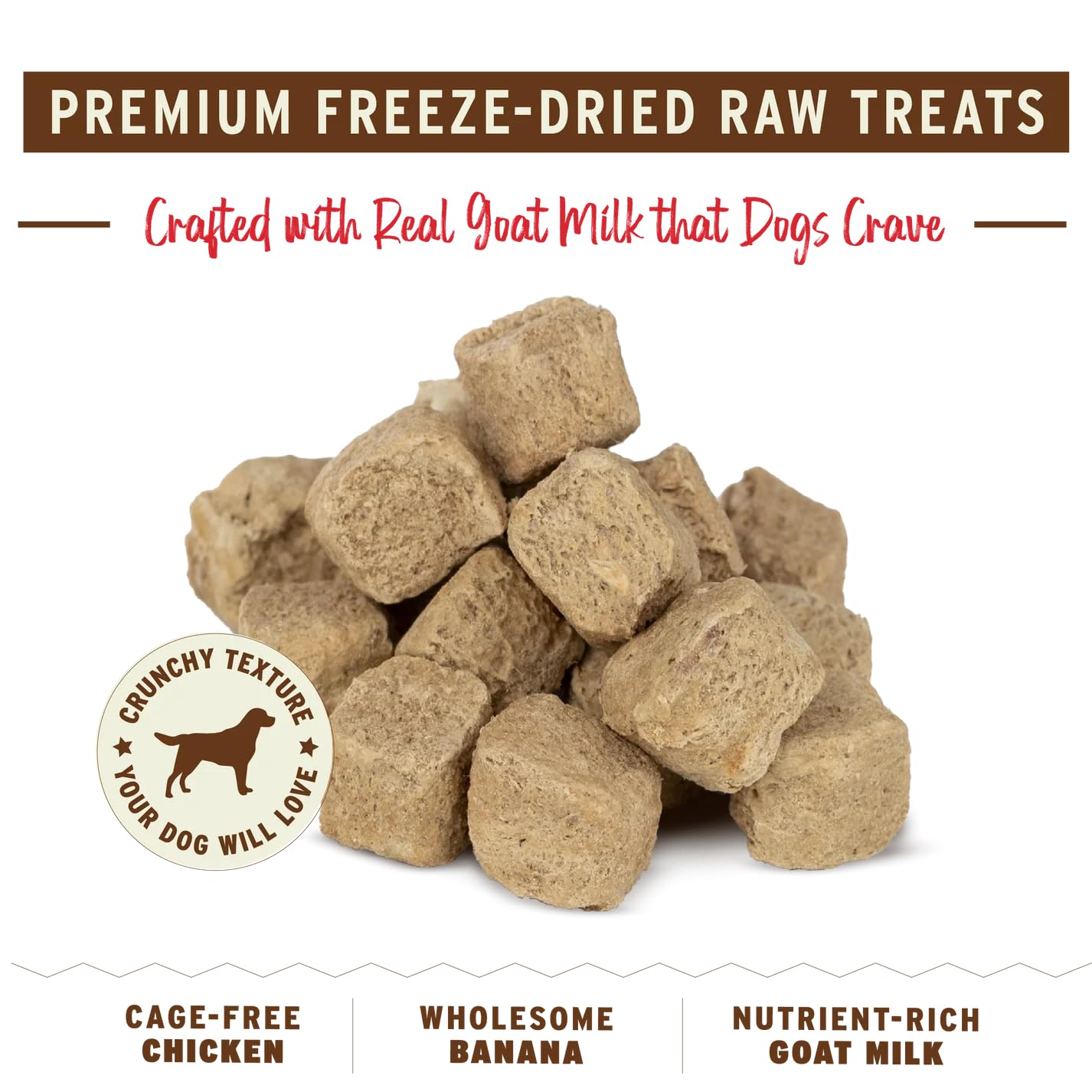 Primal Peelin' Fantastic-freeze-dried-texture close-up emphasizes crunchy grain-free goodness