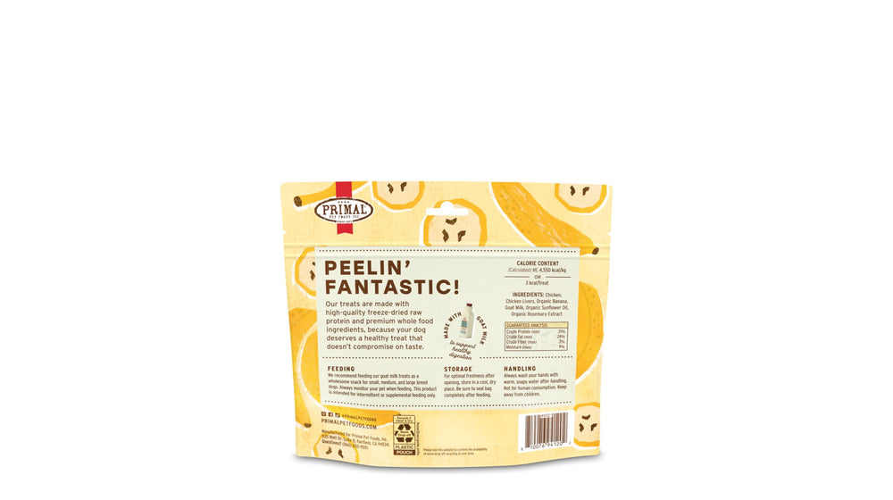 Primal Peelin' Fantastic no-grain image underscores absence of corn, wheat, soy