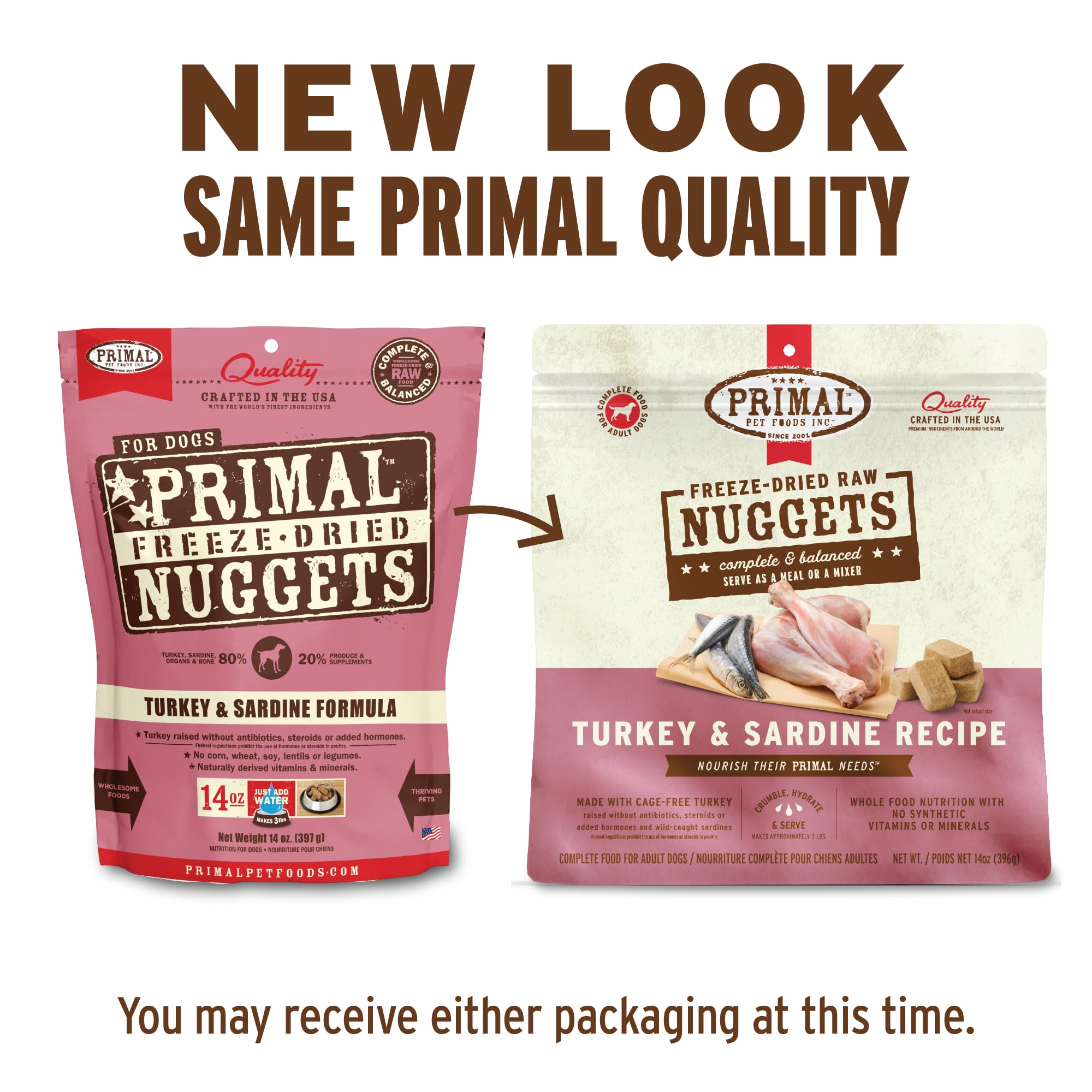 Primal Pet Foods freeze-dried-raw-meal-bowl: convenient, balanced dog dinner in one bowl.