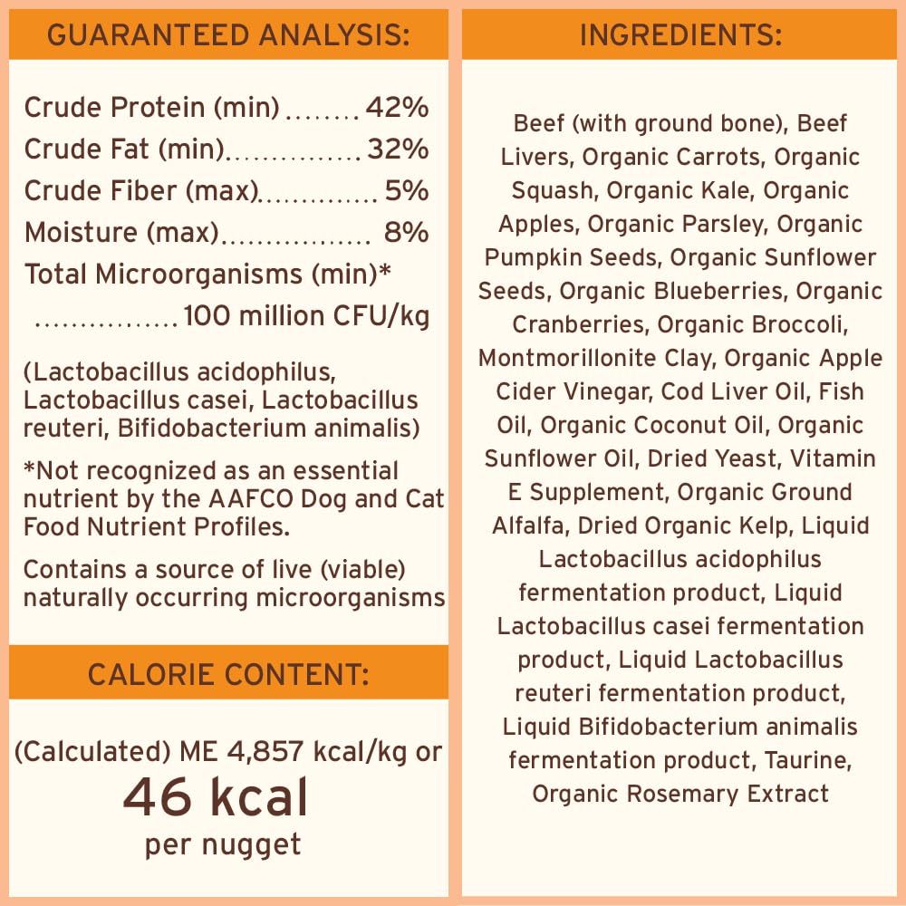 Primal Pet Foods grain-free recipe highlights no corn, wheat, or soy.
