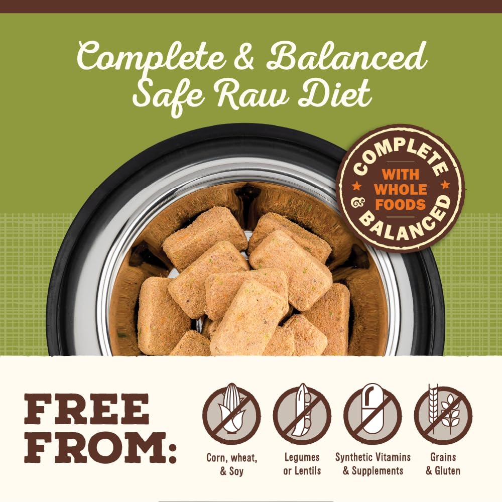 Primal lamb nuggets rehydration-ready for a natural texture and ease of serving.