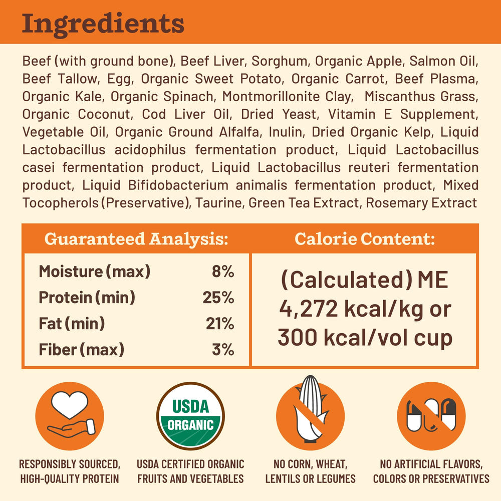 Primal Pet Foods probiotics digestion support highlights gentle digestion and firmer stools.