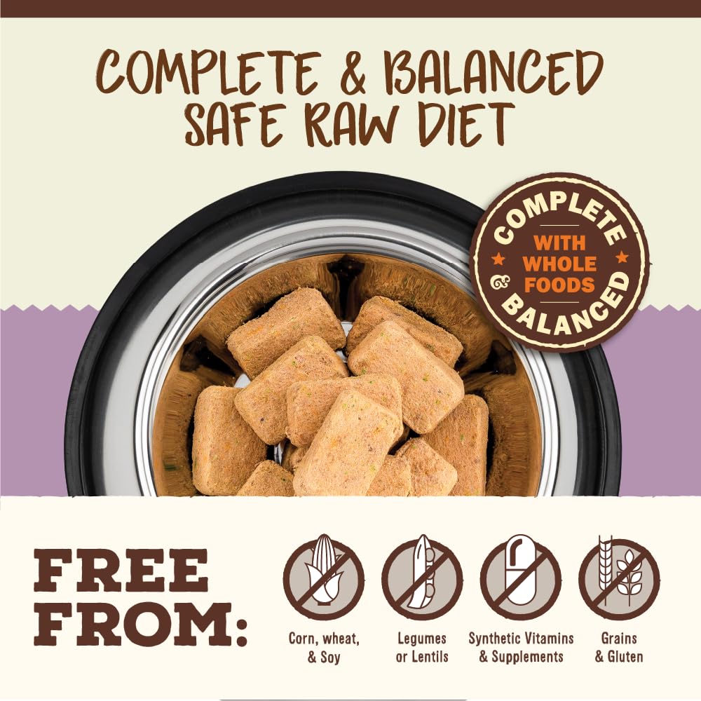 Primal Pet Foods rehydrated nuggets served to satisfy a cat's natural appetite.