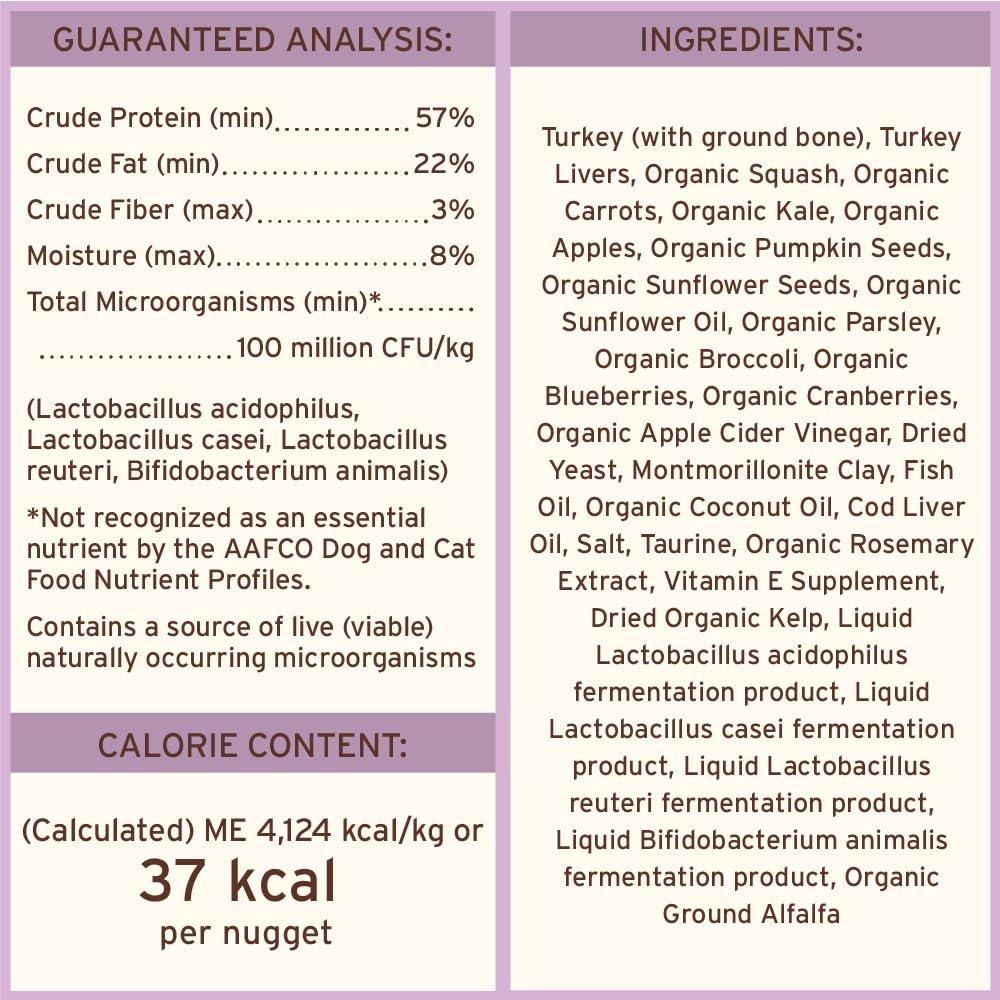 Primal Pet Foods USA-made cat food label emphasizes crafted-quality and lack of artificial additives.