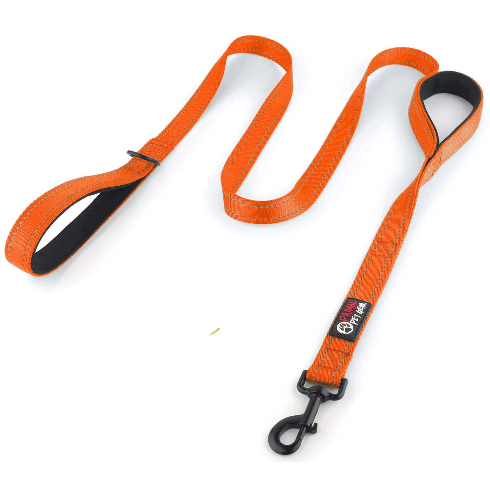 Primal Pet Gear dog leash dual handles enable versatile control on walks