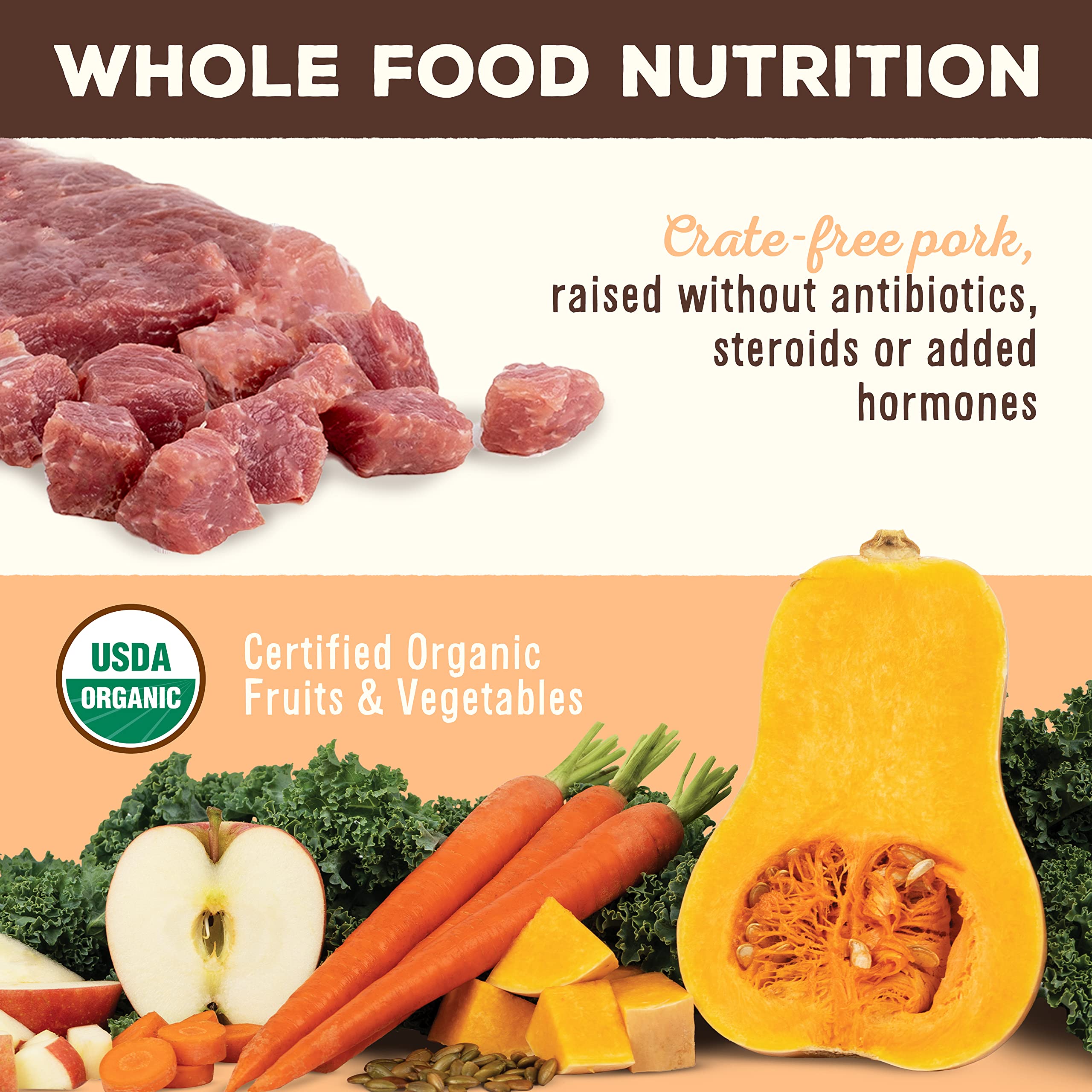Primal Pork Nuggets crafted in the USA with wholesome ingredients.