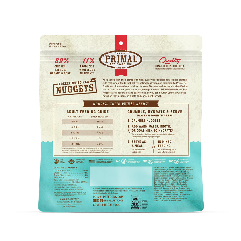 Primal Probiotics — includes probiotics for gut-friendly nutrition.