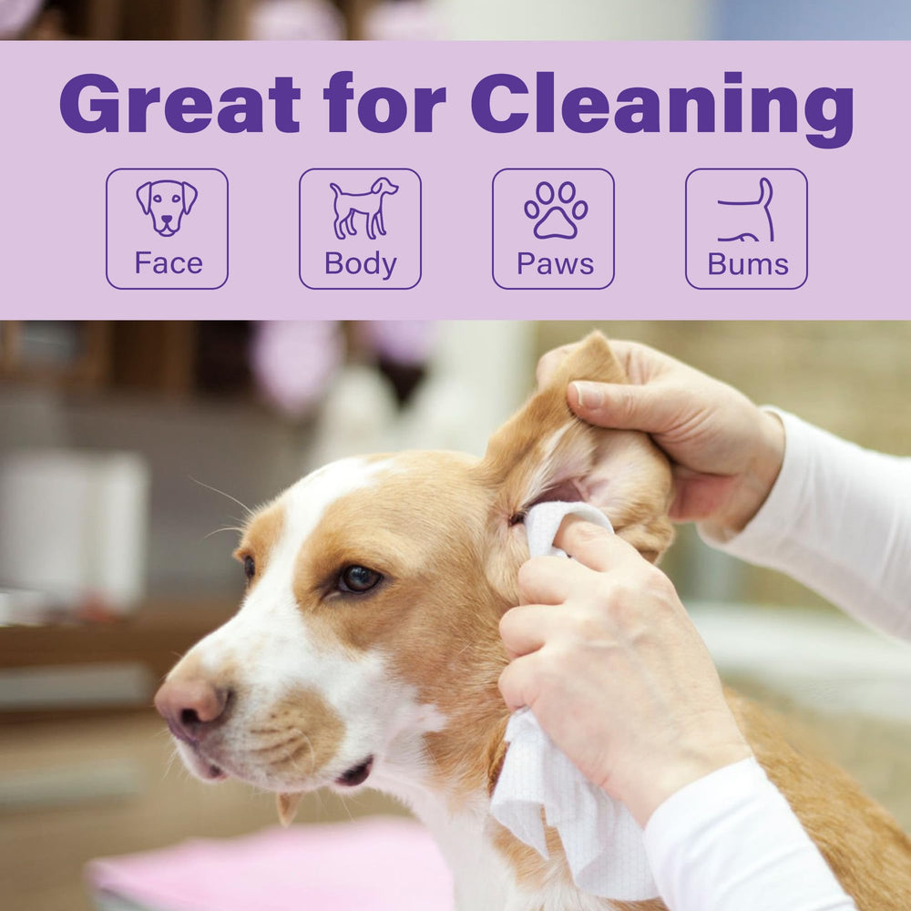Prime Pets dog wipes resealable lid image emphasizes moisture retention for travel and on-the-go use.