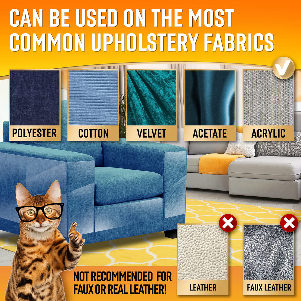 Primens durable flexible protector material contours to furniture for lasting protection.