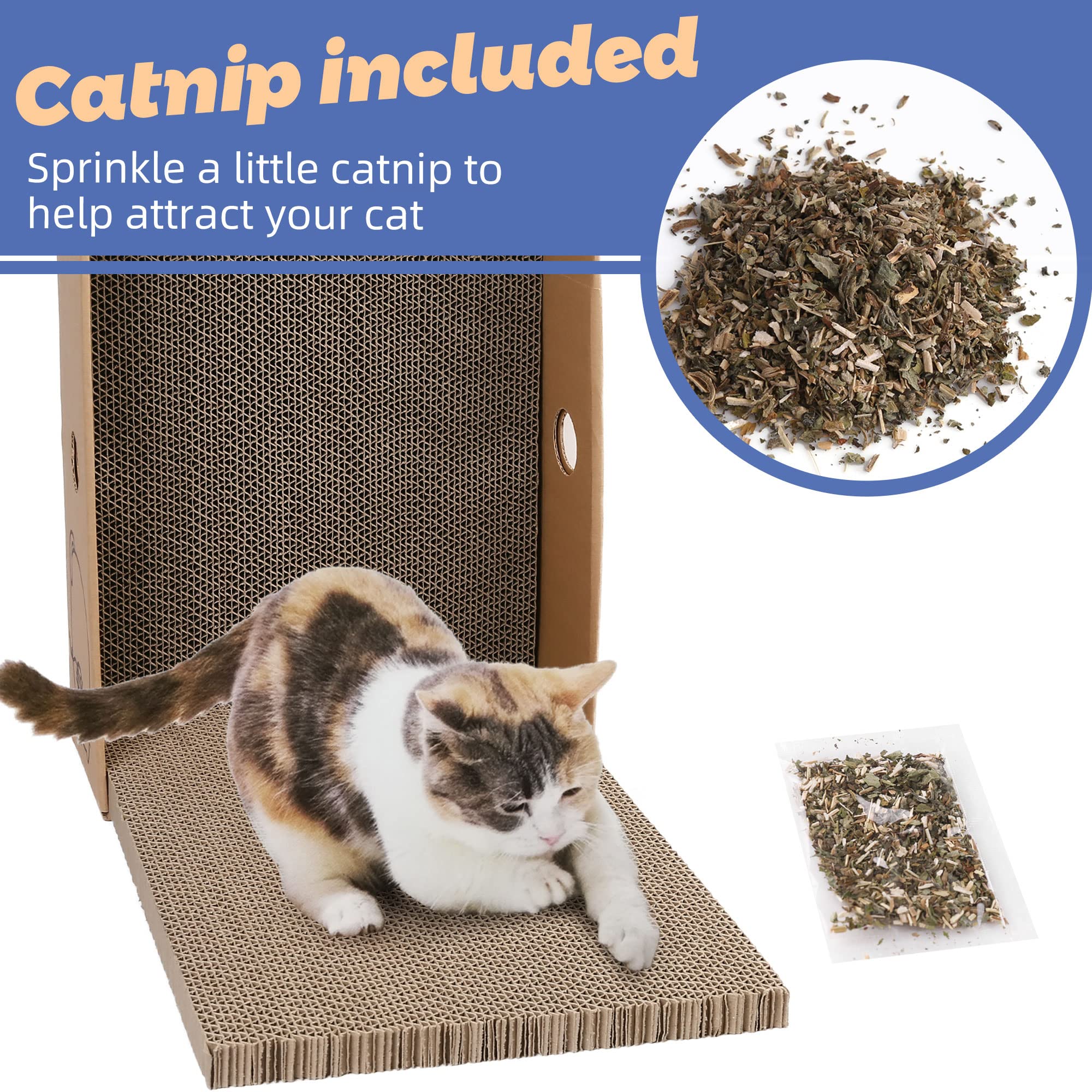 PrimePets scratchers help protect furniture by providing an attractive, durable scratching option.