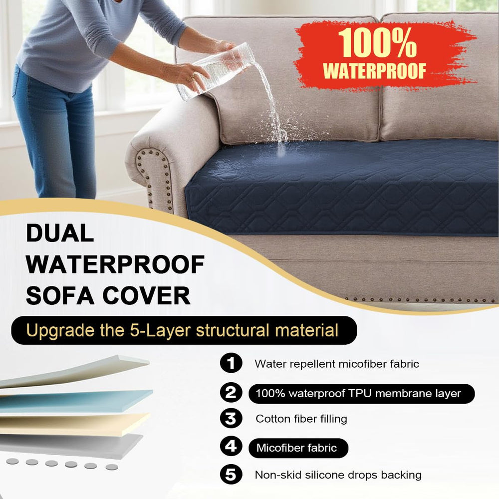 PrinceDeco easy-care washable cover simplifies cleanup after pet lounging.