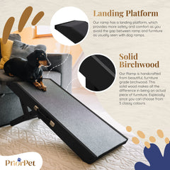 Priorpet birchwood frame demonstrates sturdy construction for heavy dogs