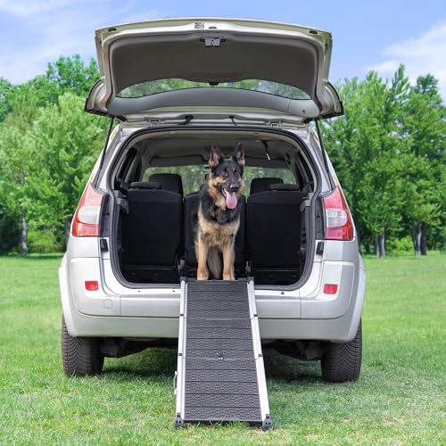 PRIORPET Dog Ramp has a fixing clip to prevent accidental unfolding.