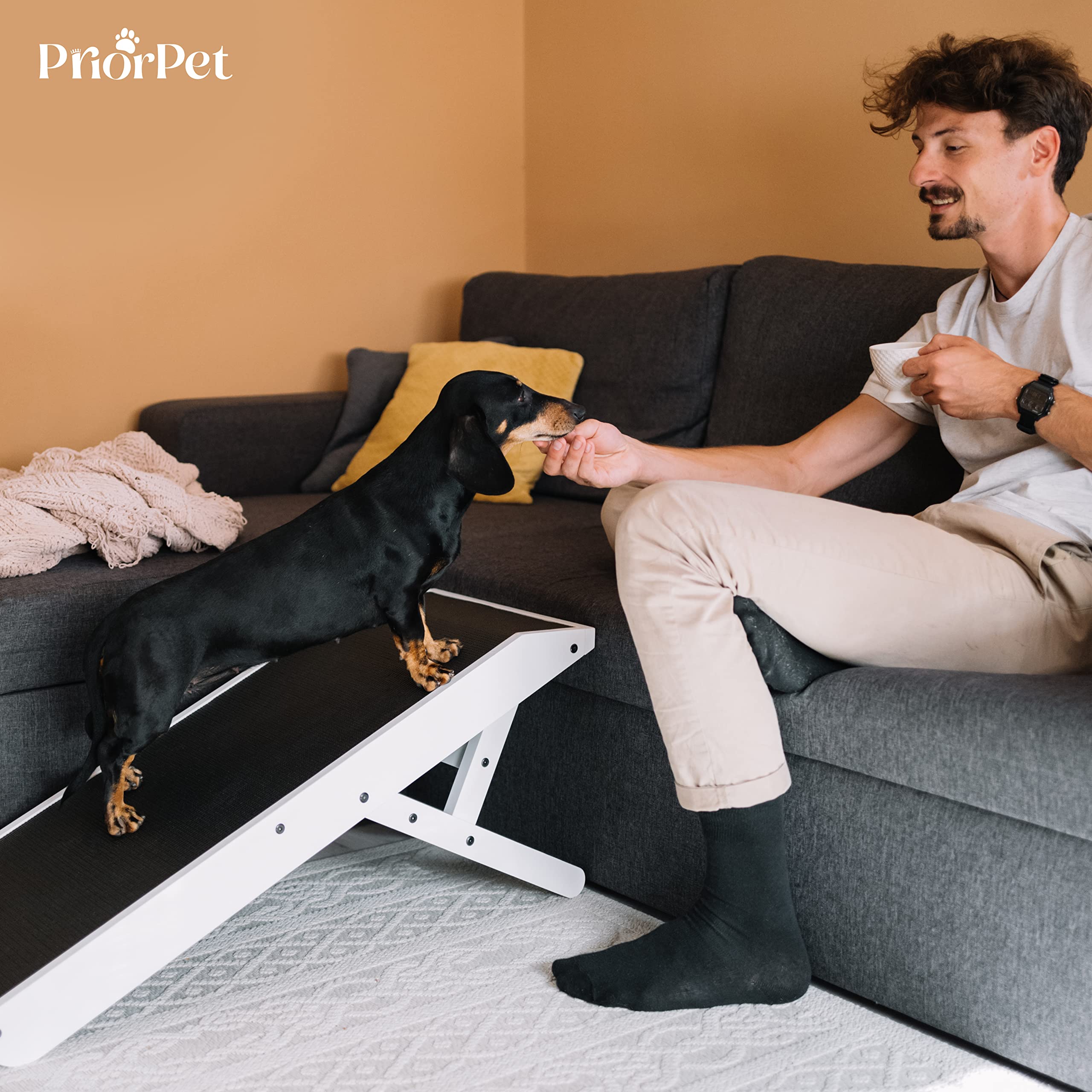 PriorPet folded-dimensions-compact-storage folds to three inches for easy storage.
