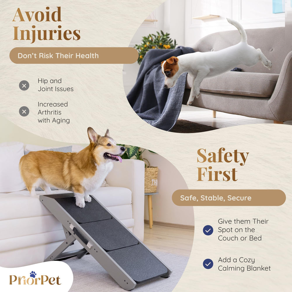 PRIORPET large-dogs-ready-dog-ramp provides strong support for bigger dogs.