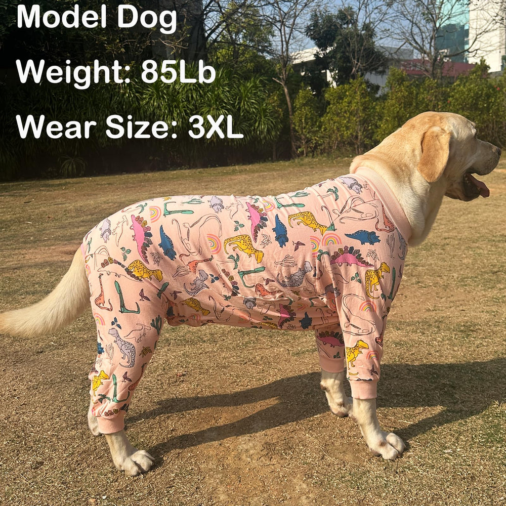 PriPre dogs cotton pajamas pink ribbed cuffs illustrate secure fit